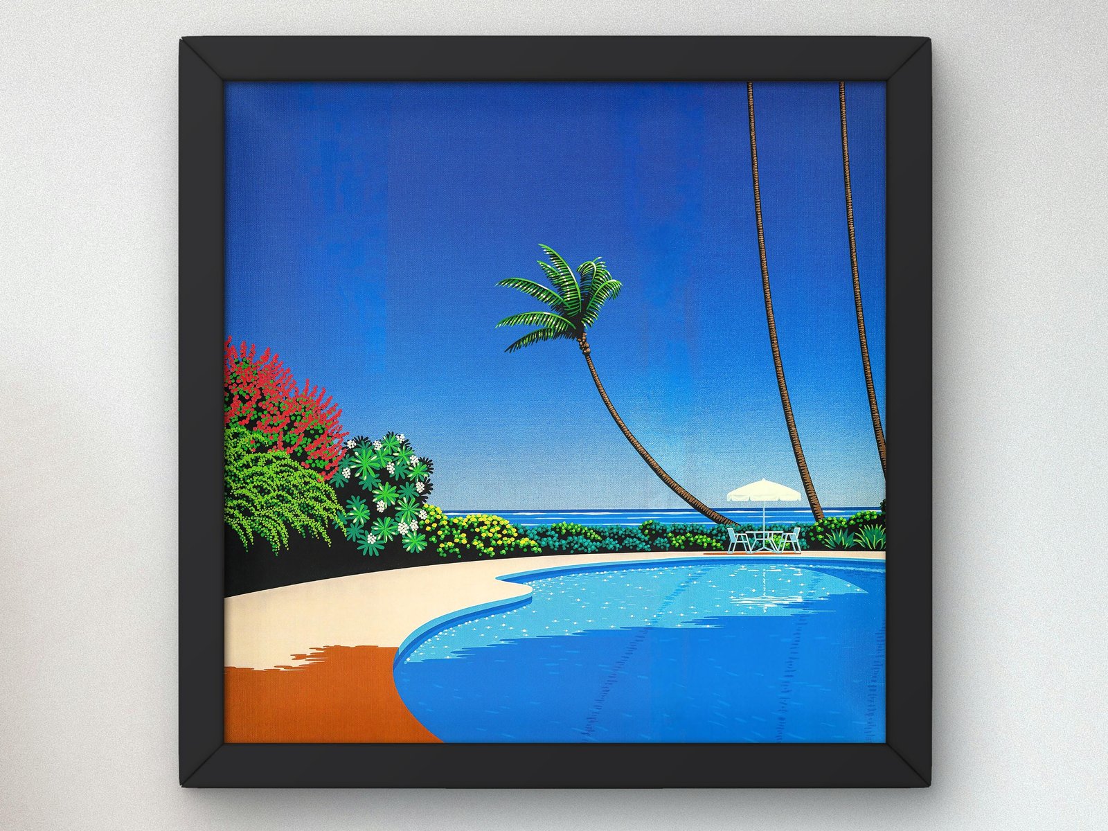 Shade of Palm Grove II by Hiroshi Nagai, 1980, Vintage Ads and Posters, fine art print