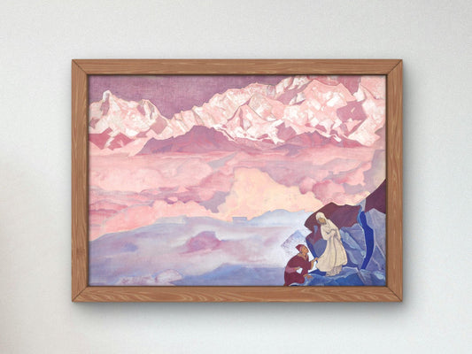 She Who Leads by Nicolas Roerich, 1924, Surrealism and Modern Art, fine art print