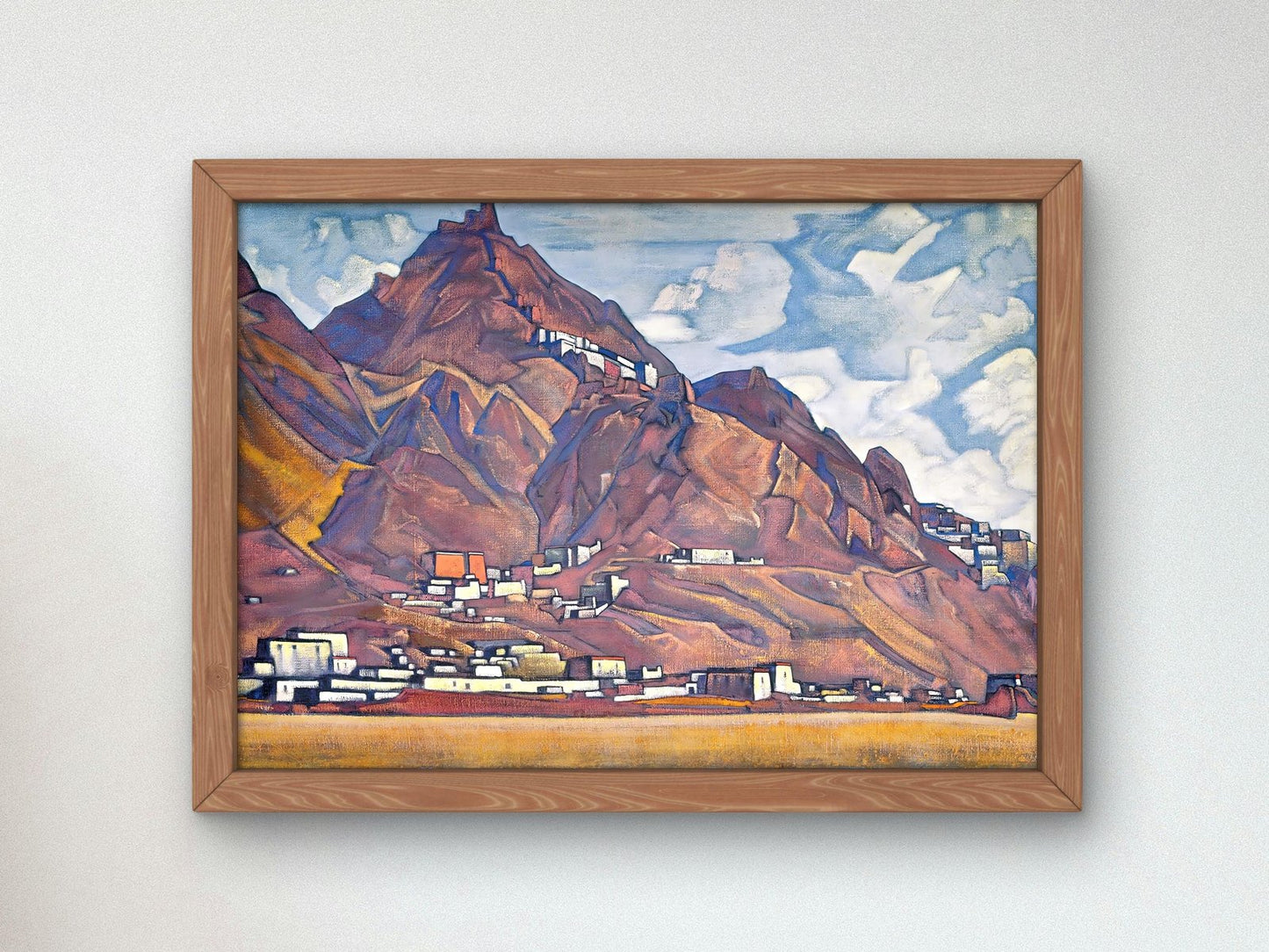 Shekar Dzong by Nicolas Roerich, 1928, Orientalism and Exoticism, fine art print