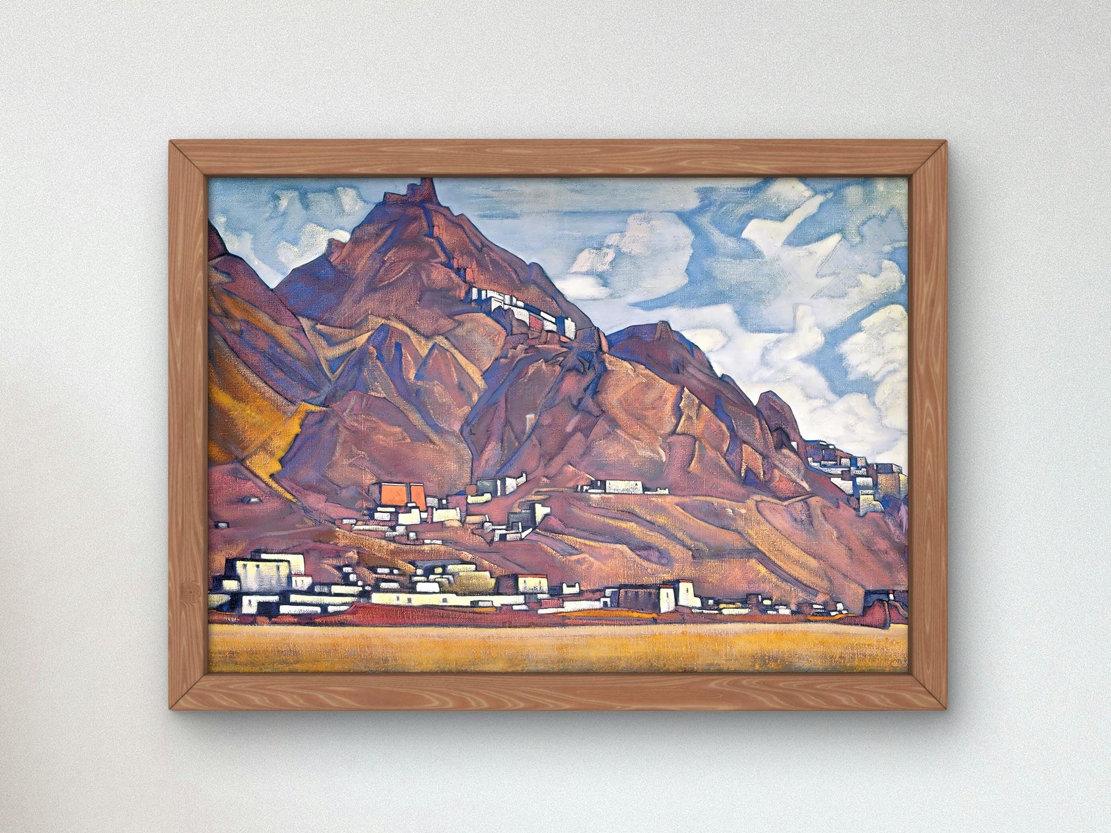 Shekar Dzong by Nicolas Roerich, 1928, Orientalism and Exoticism, fine art print
