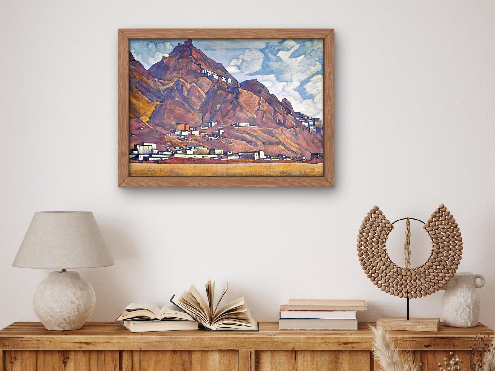 Shekar Dzong by Nicolas Roerich, 1928, Orientalism and Exoticism, fine art print