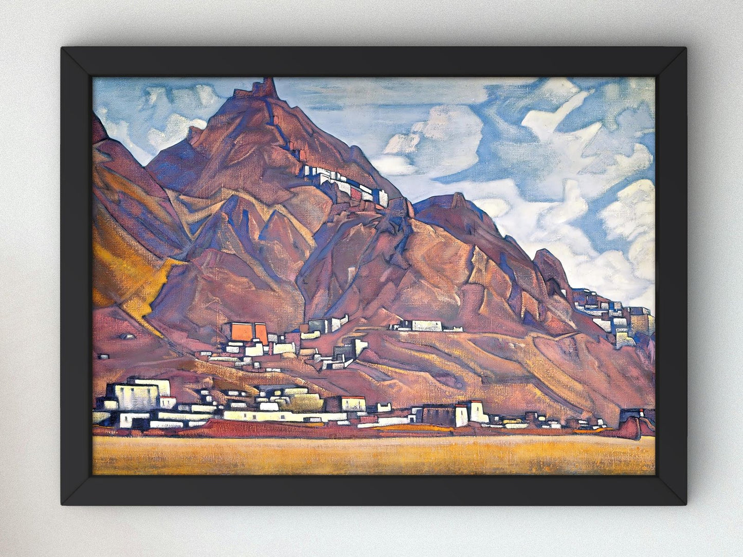 Shekar Dzong by Nicolas Roerich, 1928, Orientalism and Exoticism, fine art print