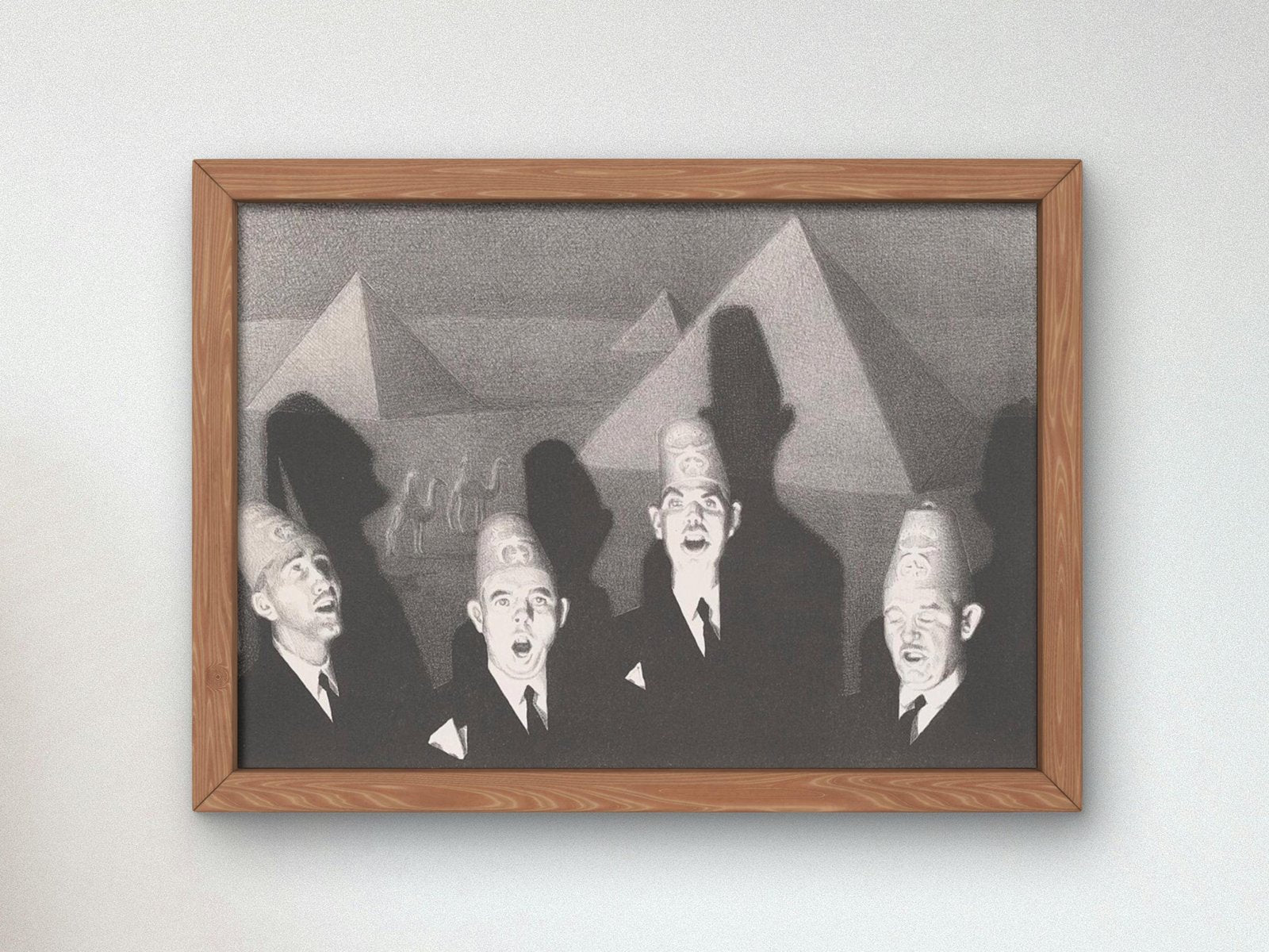 Grant Wood artwork 1939, Art Deco and American Modernism, fine art print