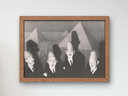 Grant Wood artwork 1939, Art Deco and American Modernism, fine art print