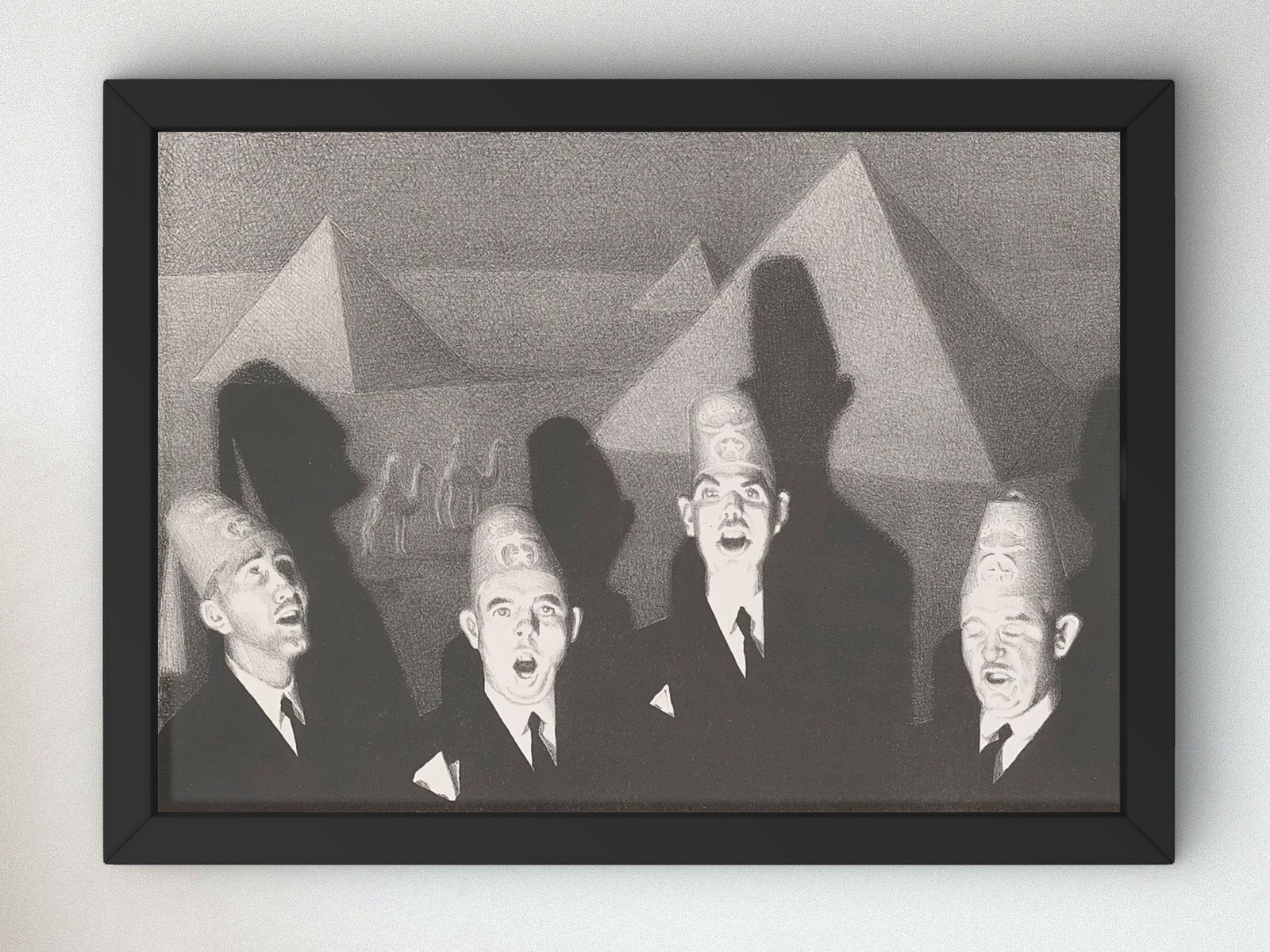 Grant Wood artwork 1939, Art Deco and American Modernism, fine art print