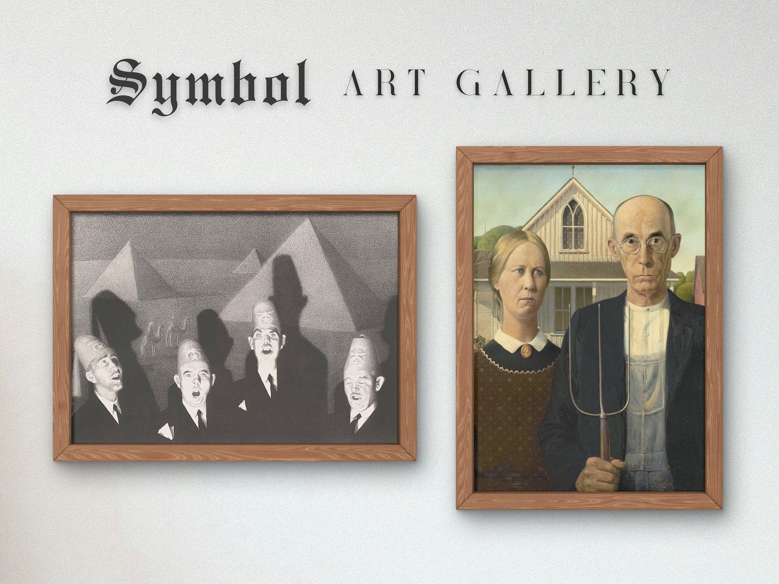 Grant Wood artwork 1939, Art Deco and American Modernism, fine art print