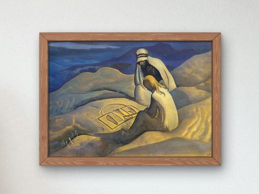 Signs of Christ by Nicolas Roerich, 1924, Surrealism and Modern Art, fine art print