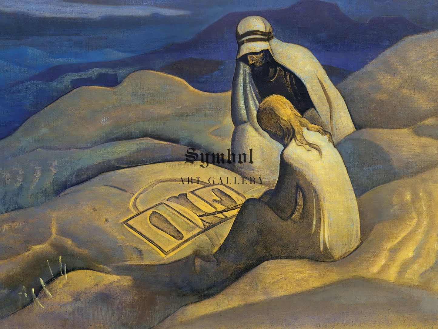 Signs of Christ by Nicolas Roerich, 1924, Surrealism and Modern Art, fine art print