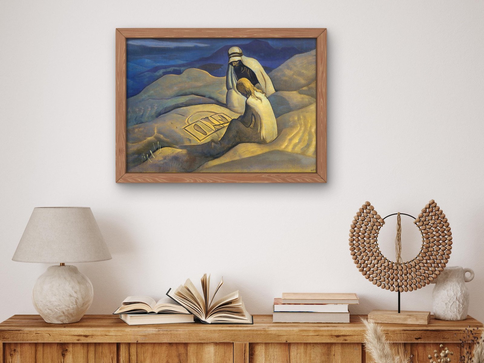 Signs of Christ by Nicolas Roerich, 1924, Surrealism and Modern Art, fine art print