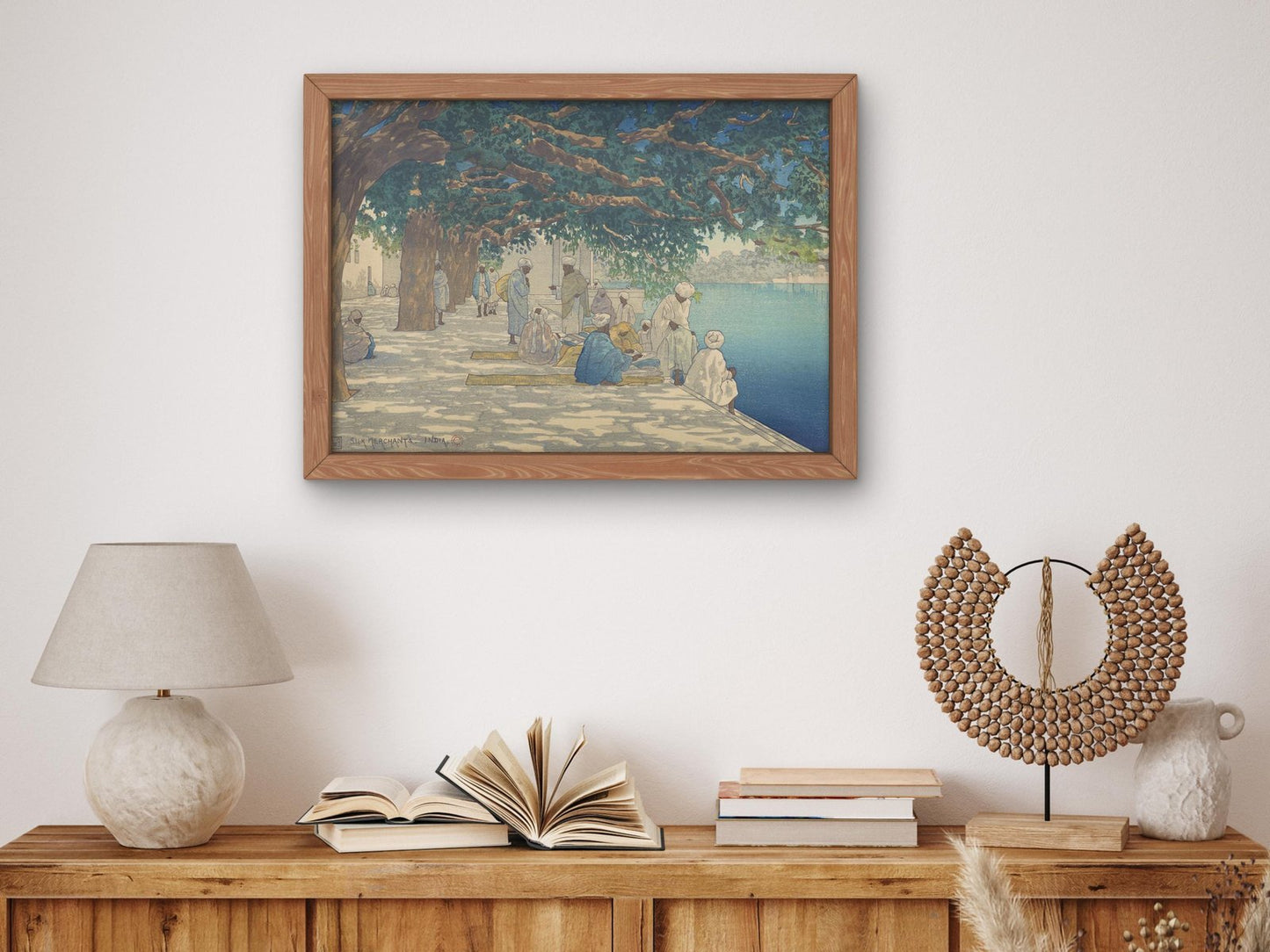 Silk Merchants India by Charles W. Bartlett, 1916, Orientalism and Exoticism, fine art print