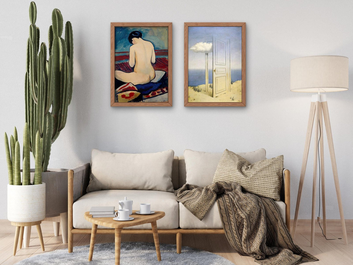 Sitting Nude with Pillow by August Macke, 1911, Expressionism and Fauvism, fine art print