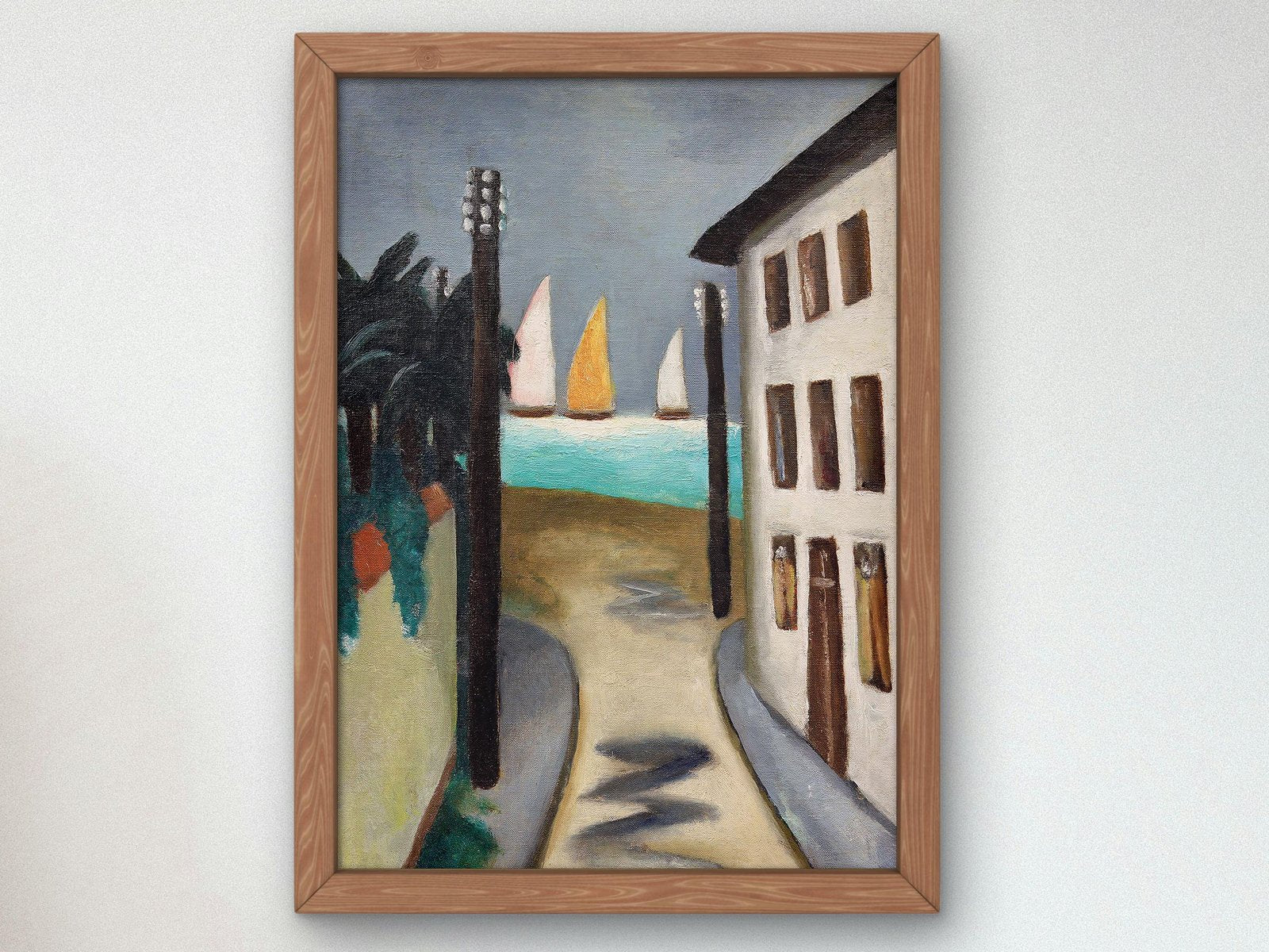 Small Landscape Viareggio by Max Beckmann, 1925, Expressionism and Fauvism, fine art print