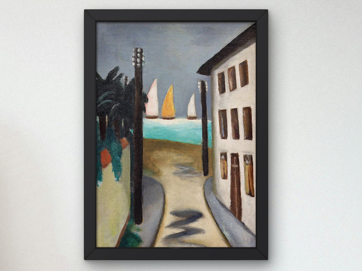Small Landscape Viareggio by Max Beckmann, 1925, Expressionism and Fauvism, fine art print