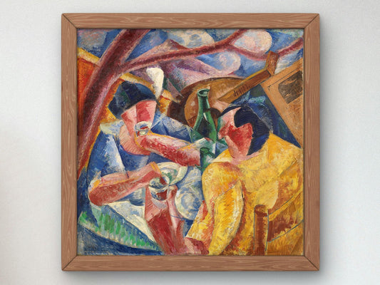 Sotto il pergolato a Napoli by Umberto Boccioni, 1914, Futurism and Constructivism, fine art print