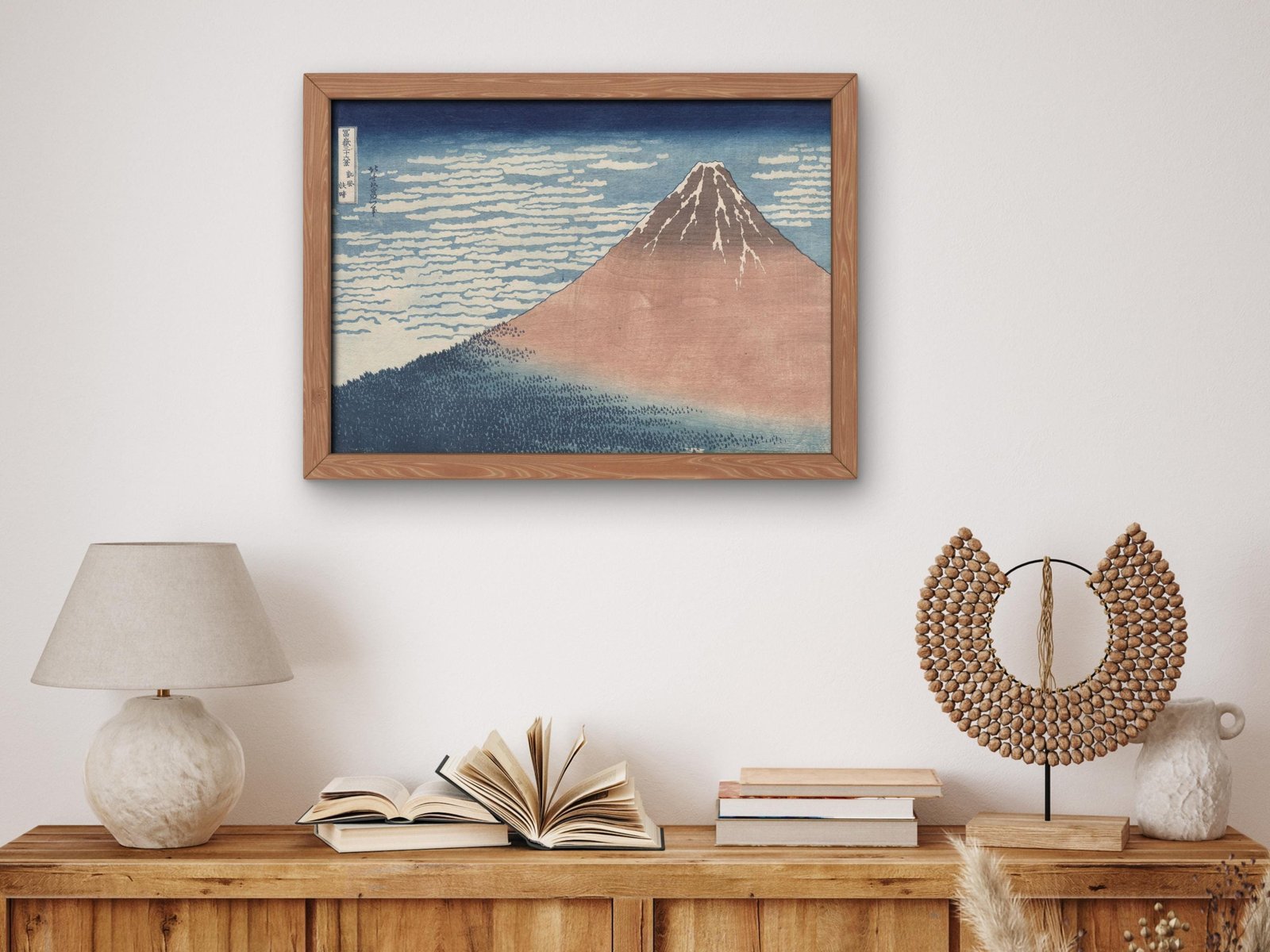 South Wind Clear Sky by Katsushika Hokusai, 1830, Japanese Woodblock Prints, fine art print