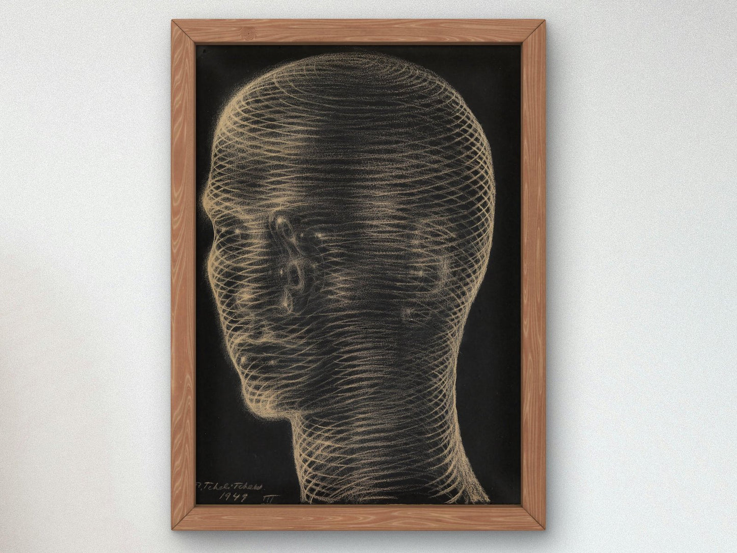Spiral Head by Pavel Tchelitchew, 1950, Surrealism and Modern Art, fine art print