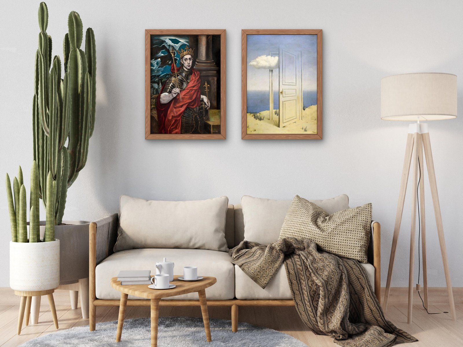 Saint Louis King of France by El Greco, 1600, Baroque and Chiaroscuro, fine art print