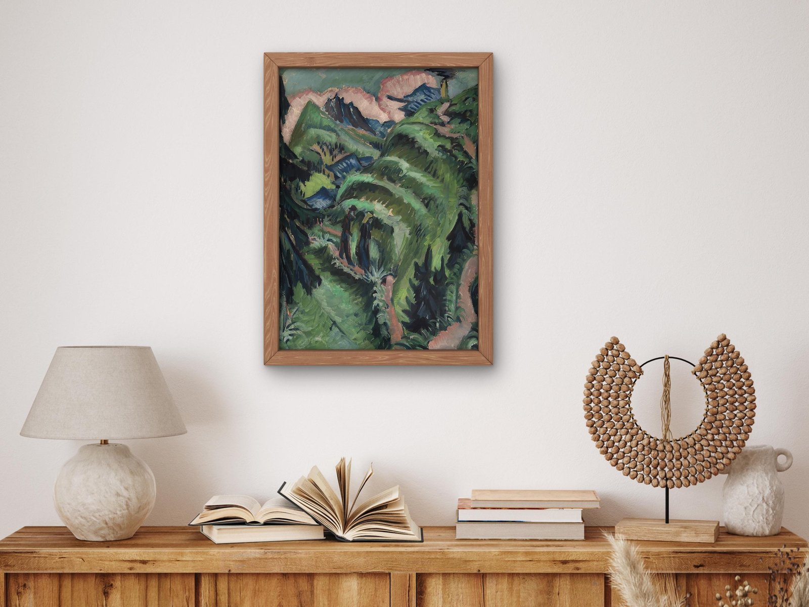 Stafelalp mit Amselfluh by Ernst Ludwig Kirchner, 1918, Expressionism and Fauvism, fine art print