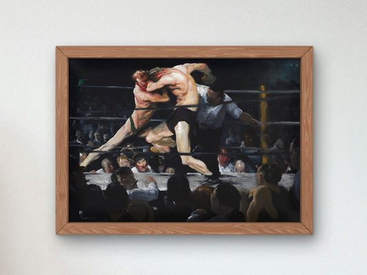 Stag at Sharkey's by George Bellows, 1909, Realism and Naturalism, fine art print