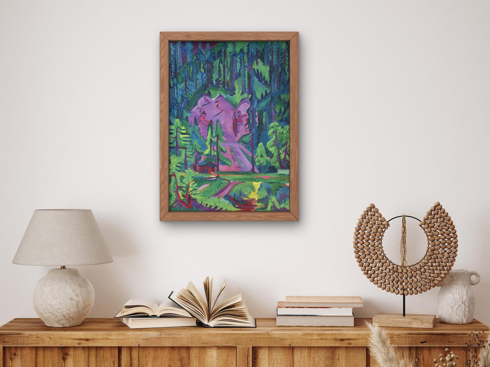 Steinbruch bei Wildboden by Ernst Ludwig Kirchner, 1917, Expressionism and Fauvism, fine art print