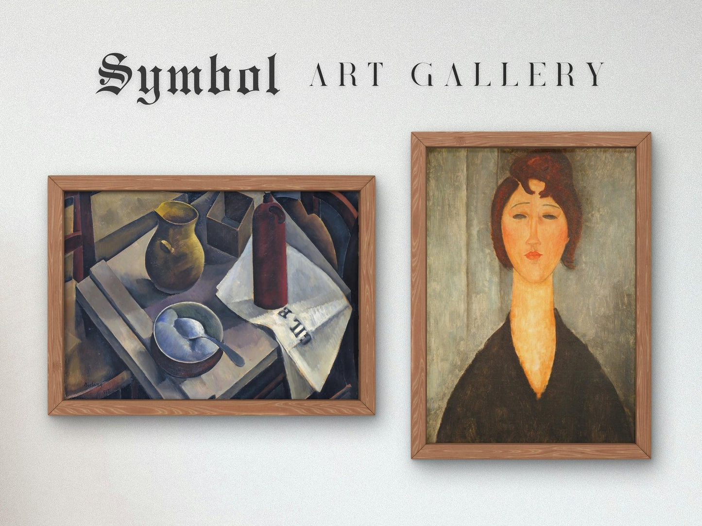 Still Life with Newspaper by Moïse Kisling, 1913, Cubism and Abstract Art, fine art print