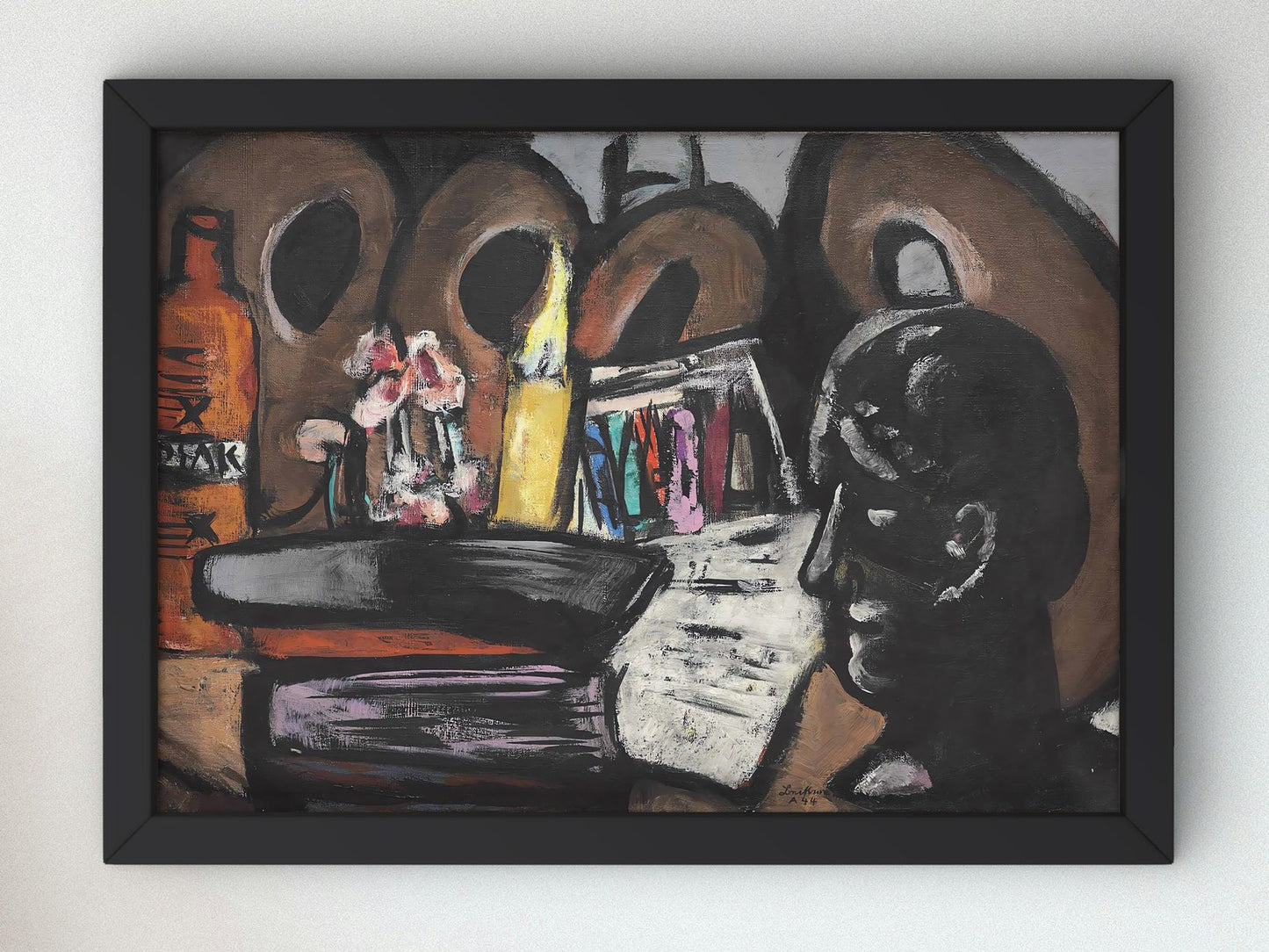 Still Life with Palettes by Max Beckmann, 1944, Expressionism and Fauvism, fine art print