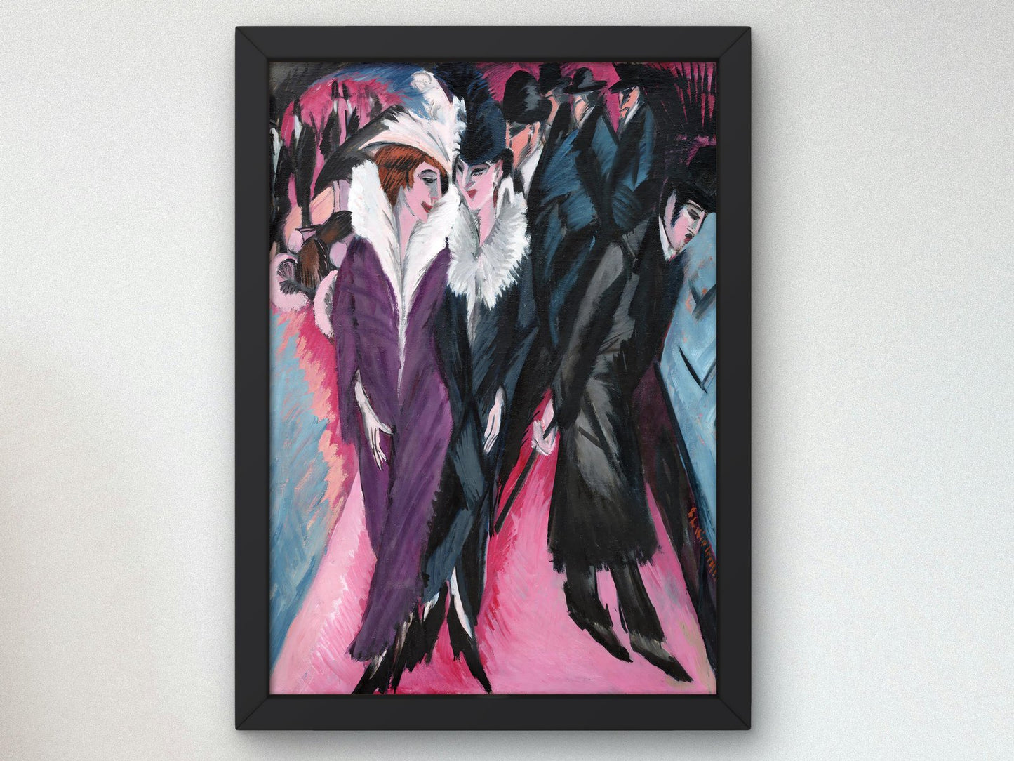 Street Berlin by Ernst Ludwig Kirchner, 1913, Expressionism and Fauvism, fine art print