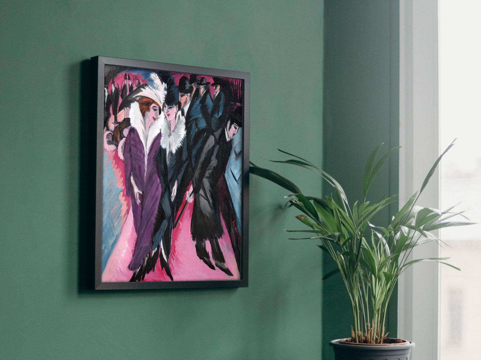 Street Berlin by Ernst Ludwig Kirchner, 1913, Expressionism and Fauvism, fine art print