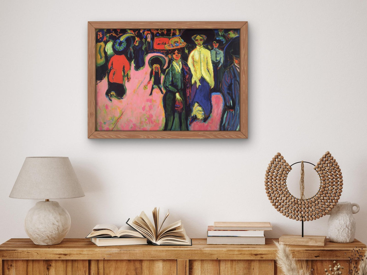 Street, Dresden by Ernst Ludwig Kirchner, 1908, Expressionism and Fauvism, fine art print