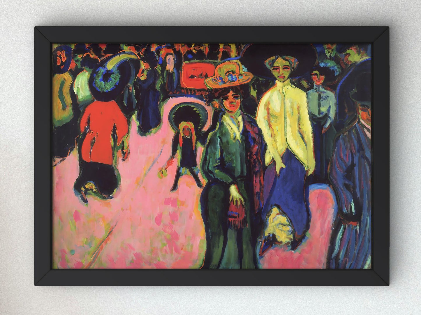 Street, Dresden by Ernst Ludwig Kirchner, 1908, Expressionism and Fauvism, fine art print