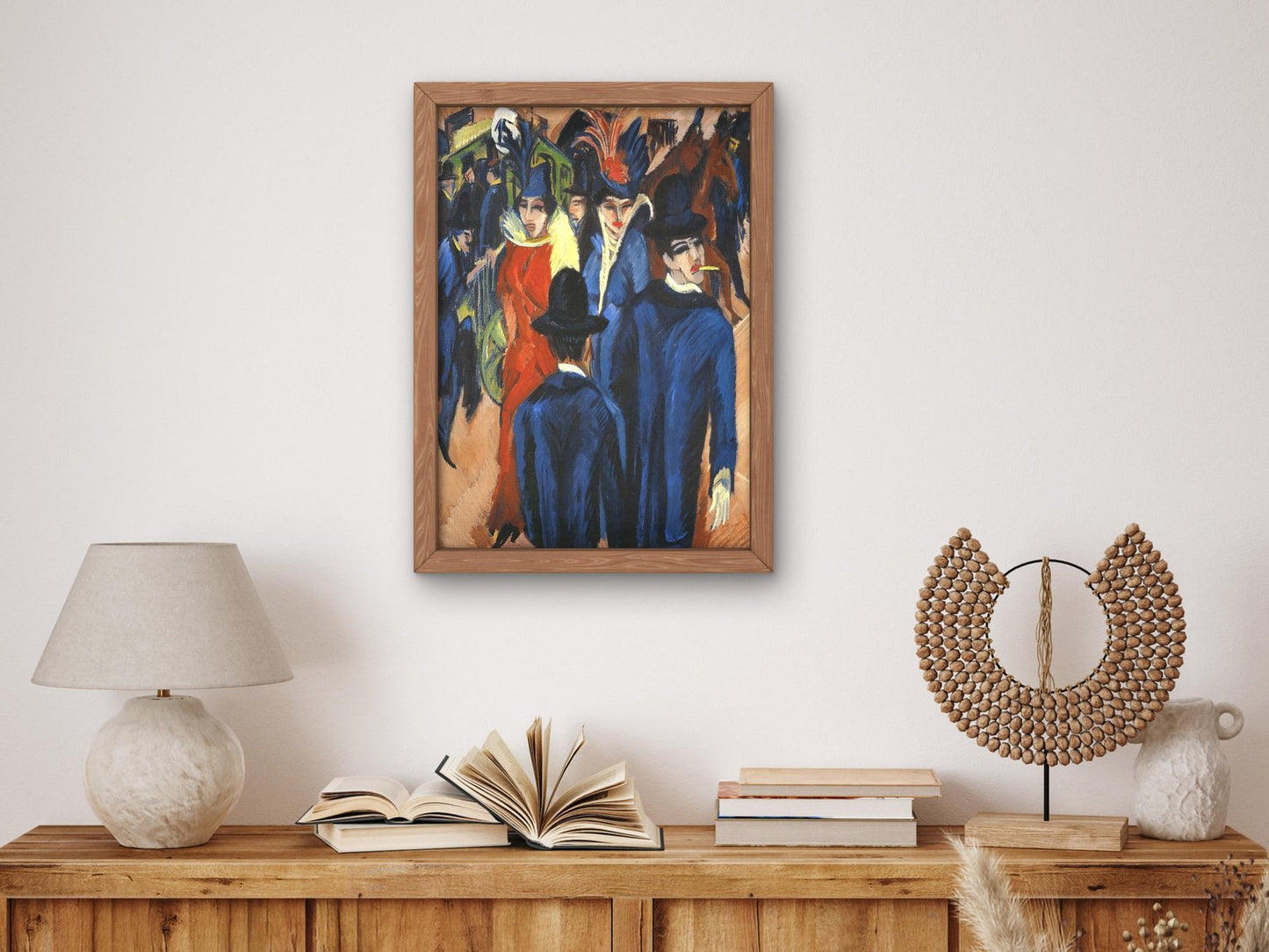 Street Scene in Berlin by Ernst Ludwig Kirchner, 1913, Expressionism, fine art print
