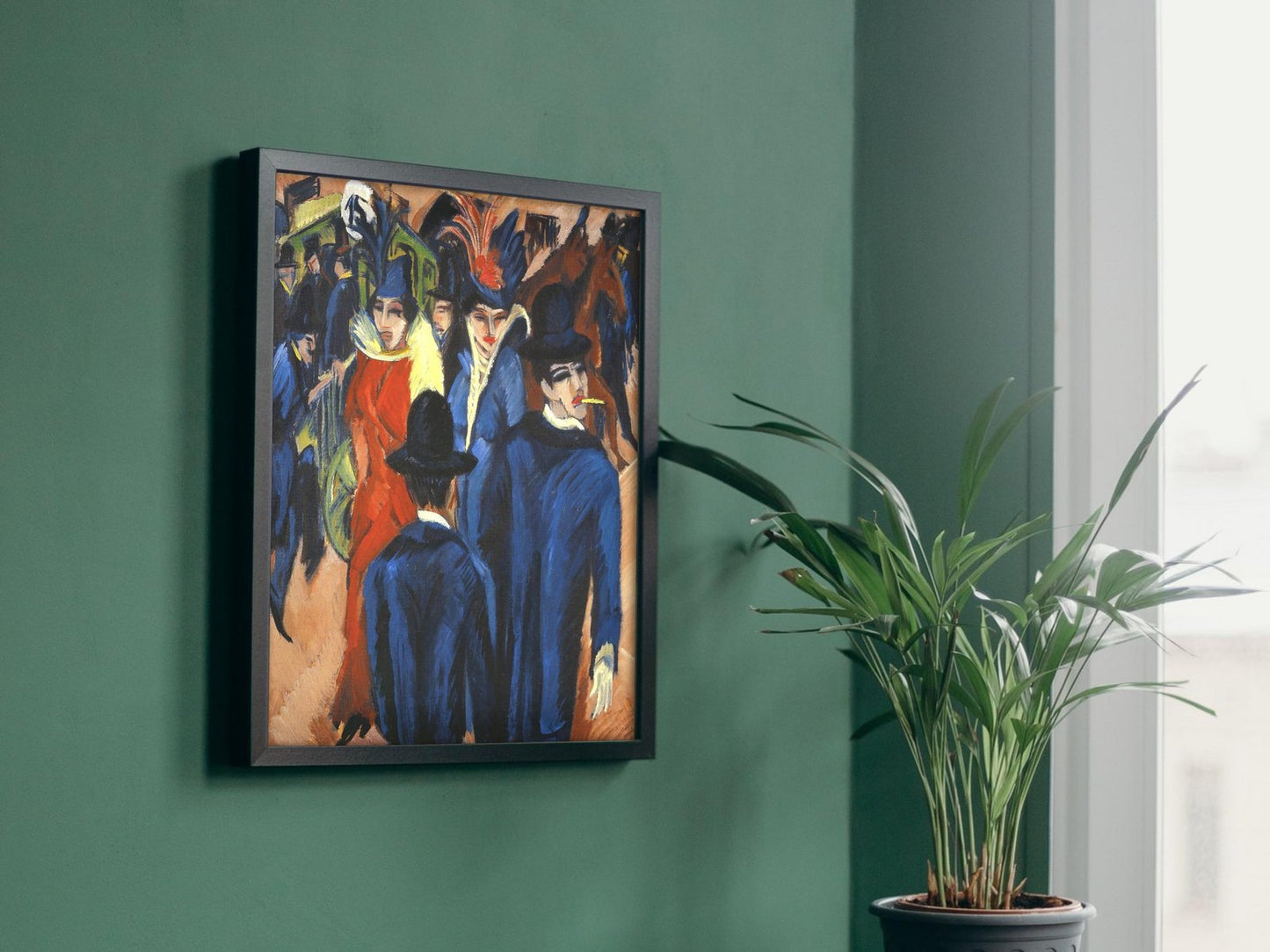 Street Scene in Berlin by Ernst Ludwig Kirchner, 1913, Expressionism, fine art print