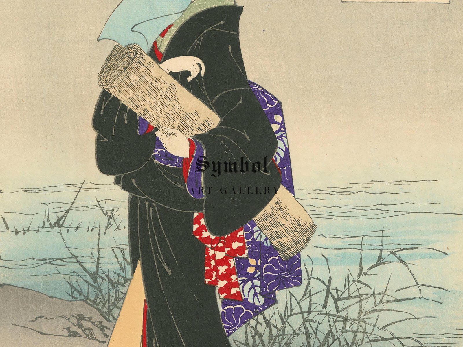Streetwalker by Moonlight by Tsukioka Yoshitoshi, 1887, Japanese Woodblock Prints, fine art print