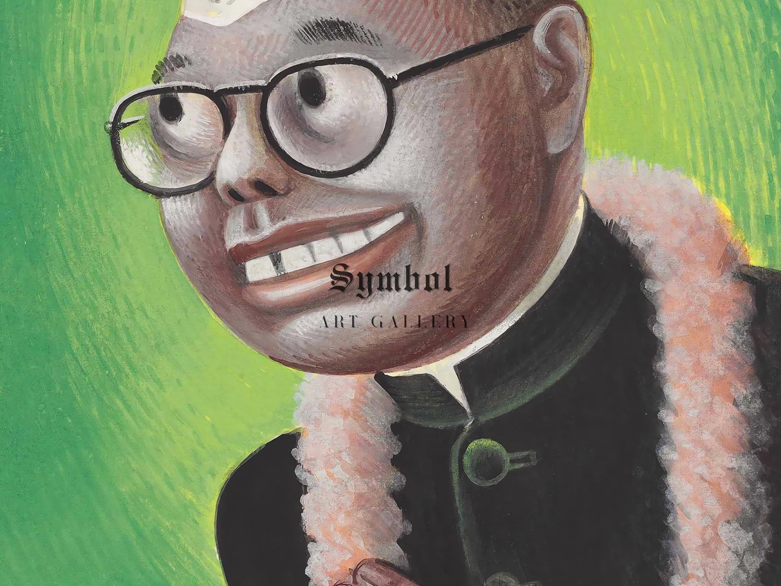 Subhas Chandra Bose by Miguel Covarrubias, 1944, Art Deco and American Modernism, fine art print