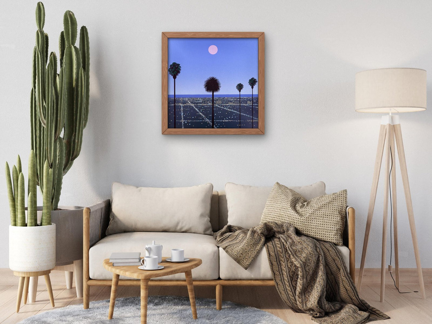 Sunset by Hiroshi Nagai, 1980s, Vaporwave and Synthwave aesthetic, fine art print