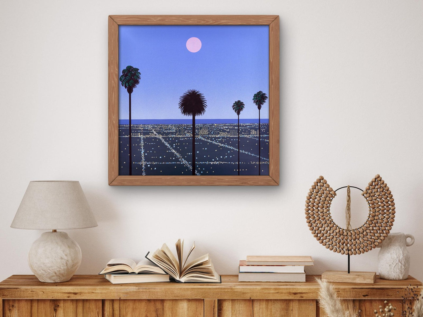 Sunset by Hiroshi Nagai, 1980s, Vaporwave and Synthwave aesthetic, fine art print