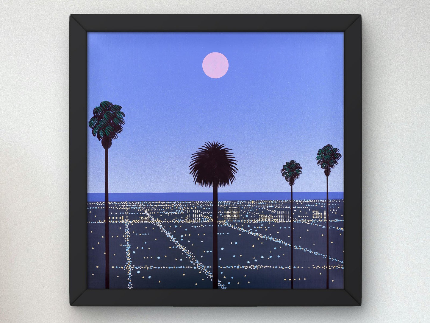 Sunset by Hiroshi Nagai, 1980s, Vaporwave and Synthwave aesthetic, fine art print
