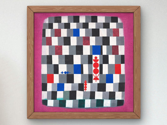Super Chess by Paul Klee, 1937, Cubism and Abstract Art, fine art print