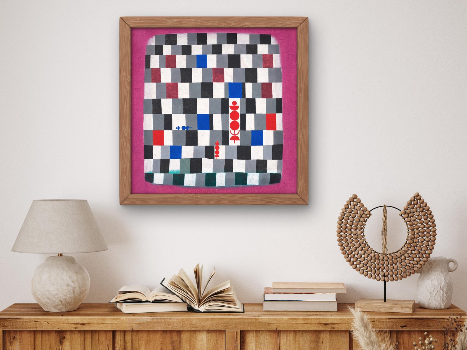 Super Chess by Paul Klee, 1937, Cubism and Abstract Art, fine art print