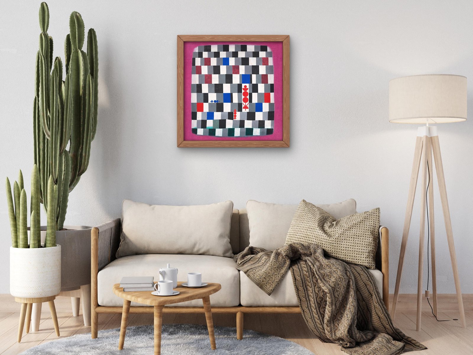 Super Chess by Paul Klee, 1937, Cubism and Abstract Art, fine art print