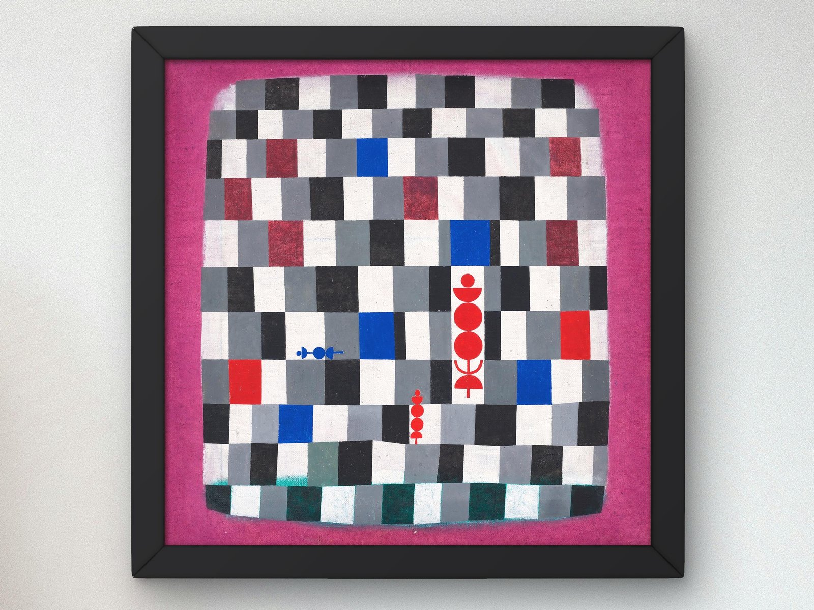 Super Chess by Paul Klee, 1937, Cubism and Abstract Art, fine art print