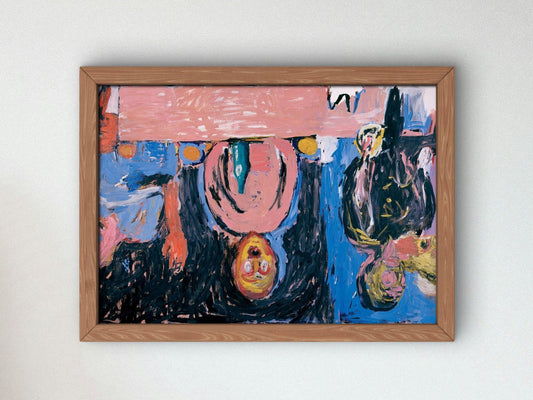 Supper in Dresden by Georg Baselitz, 1983, Expressionism and Fauvism, fine art print