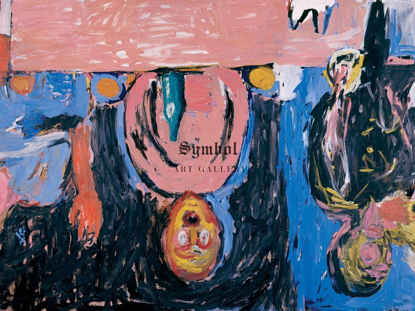 Supper in Dresden by Georg Baselitz, 1983, Expressionism and Fauvism, fine art print