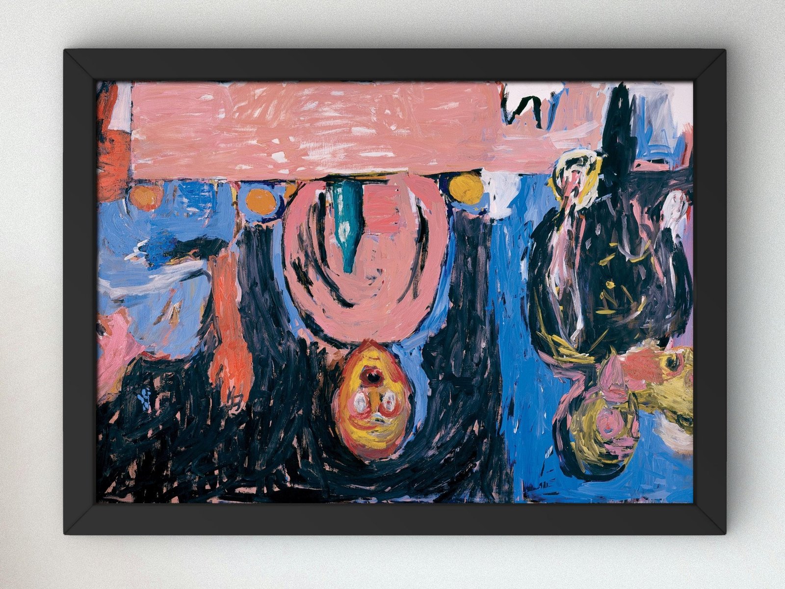 Supper in Dresden by Georg Baselitz 1983, Art Print – Symbol Art