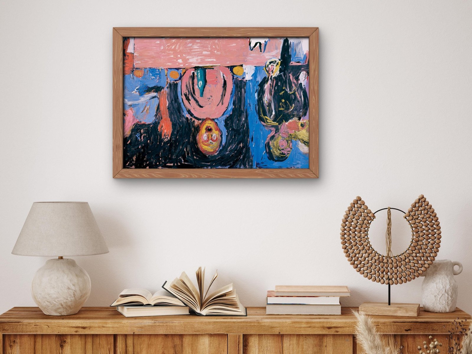 Supper in Dresden by Georg Baselitz, 1983, Expressionism and Fauvism, fine art print