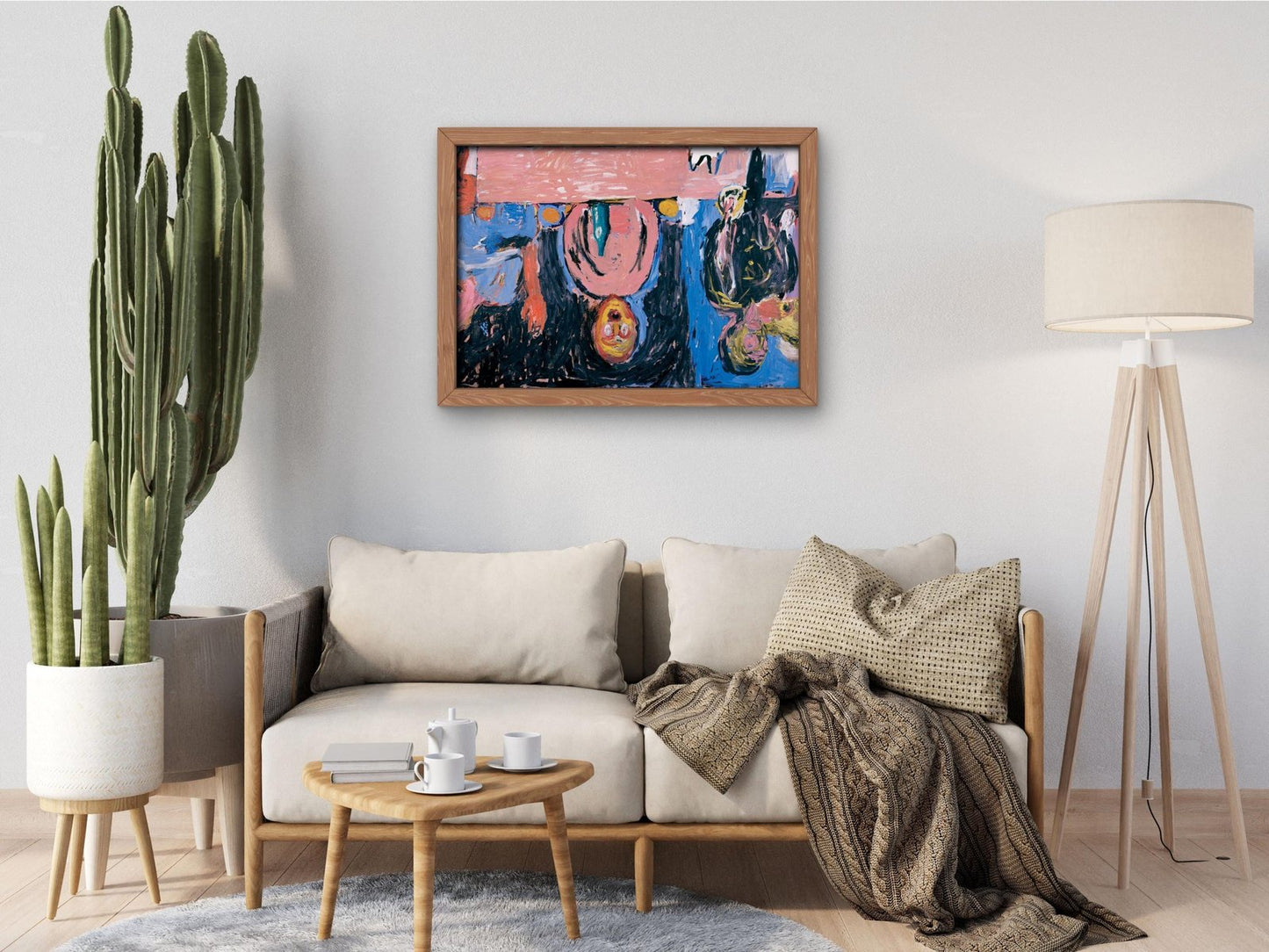 Supper in Dresden by Georg Baselitz, 1983, Expressionism and Fauvism, fine art print