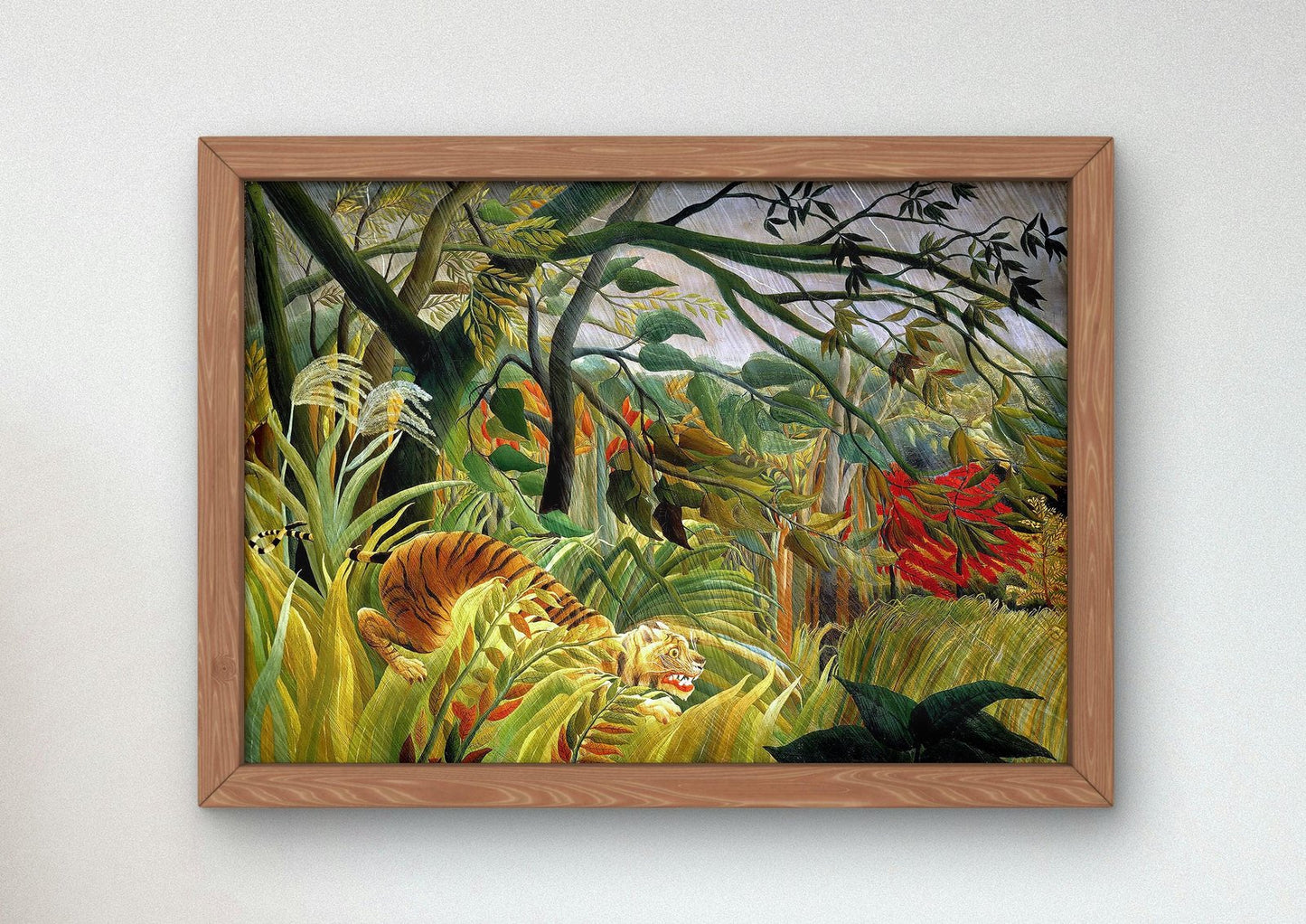 Surpris by Henri Rousseau, 1891, Post-Impressionism, fine art print