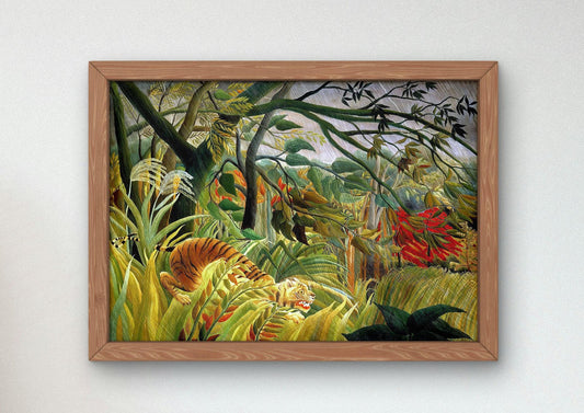 Surpris by Henri Rousseau, 1891, Post-Impressionism, fine art print