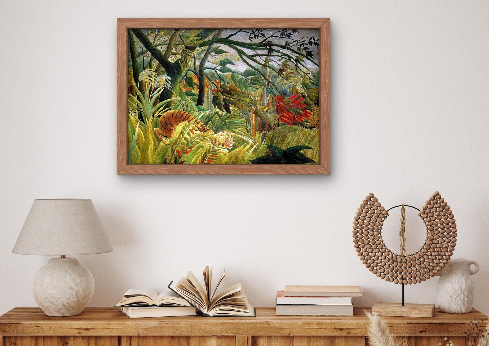 Surpris by Henri Rousseau, 1891, Post-Impressionism, fine art print