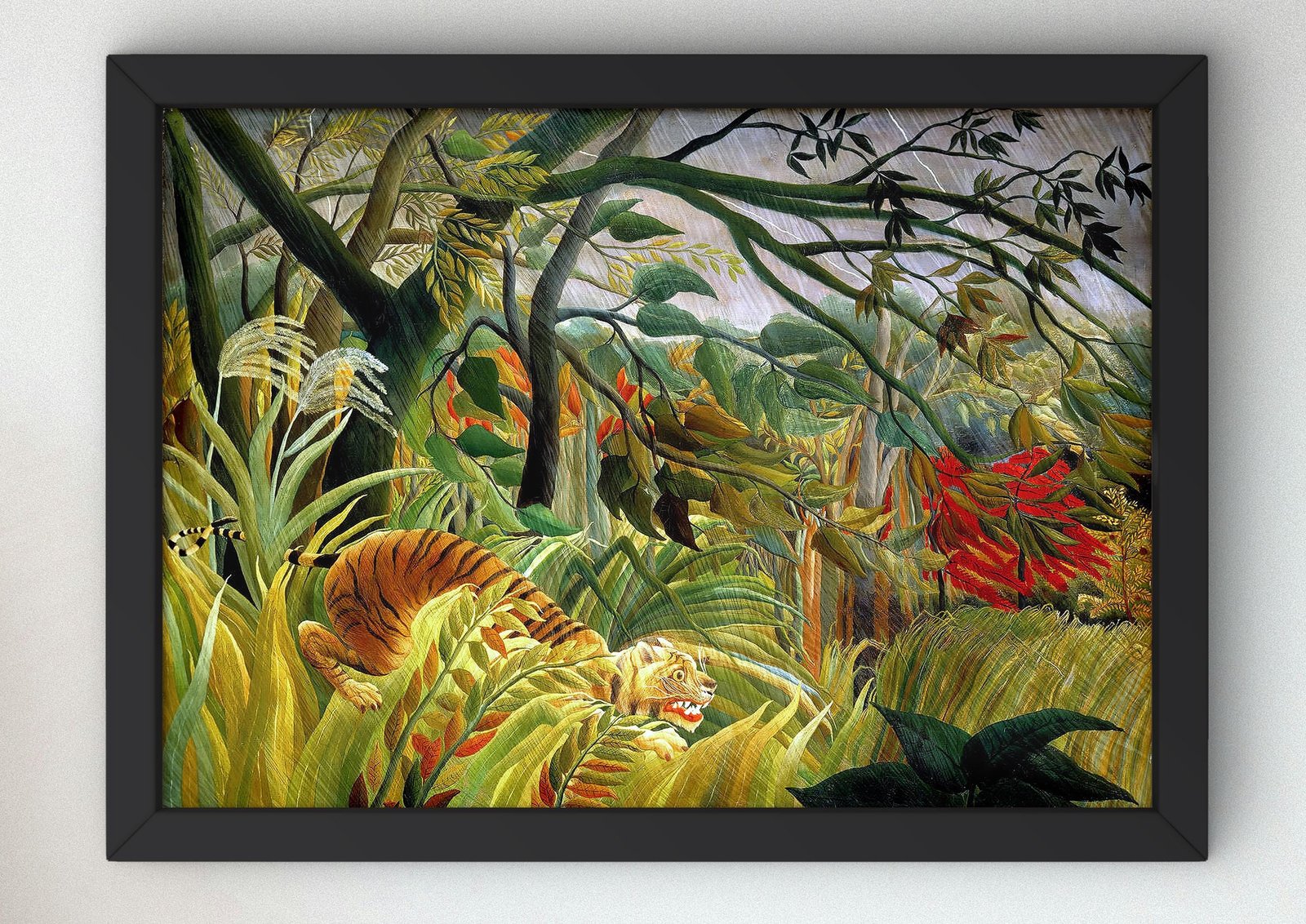 Surpris by Henri Rousseau, 1891, Post-Impressionism, fine art print